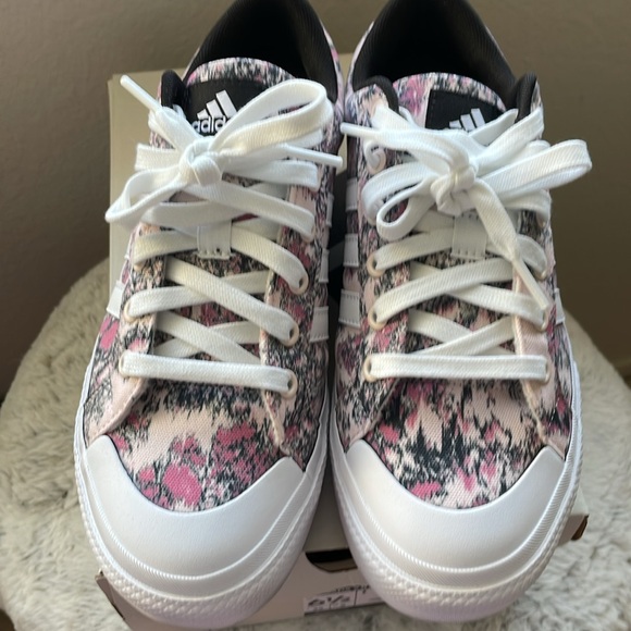 Multicolor pink Adidas platform sneakers - Picture 2 of 3